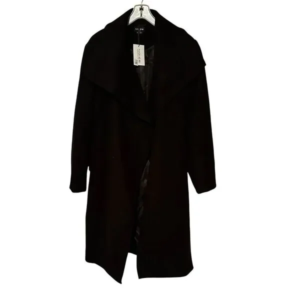 Noize Lena Long Length Vegan Wool Coat NWT Size XL - Picture 7 of 13